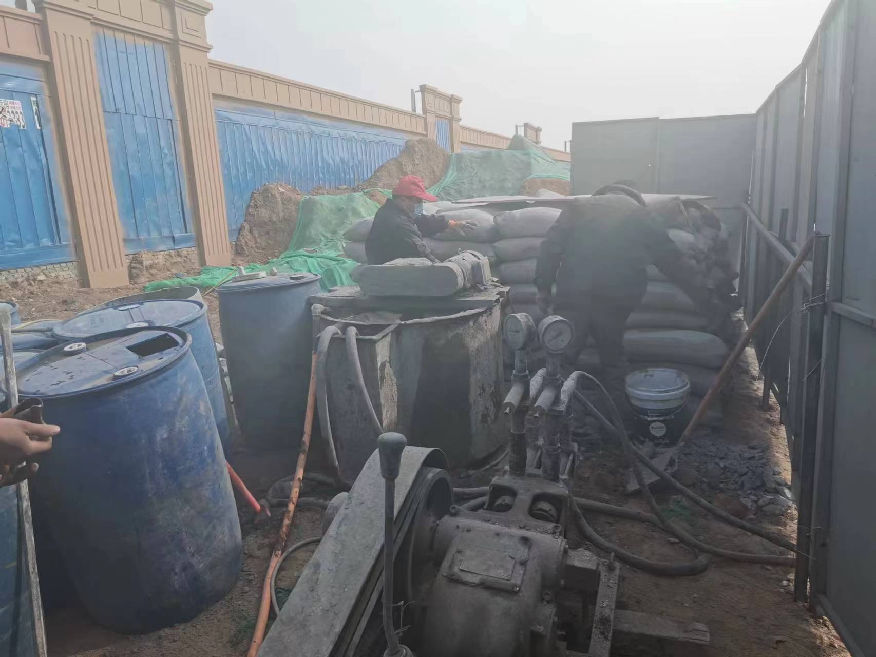 天山房屋下沉注浆